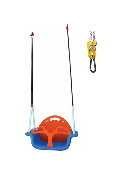 King Kids İpli Boncuk Salıncak Mavi