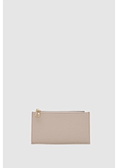 Shule Bags Linn Dokulu Kadın Kartlık Bej