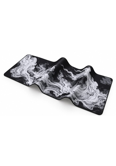 Razador Monochrome Flow 90x40 Cm Xxl Gaming Profesyonel 1. Sınıf Oyuncu Mouse Pad Kaymaz Taban 4 Mm Mousepad