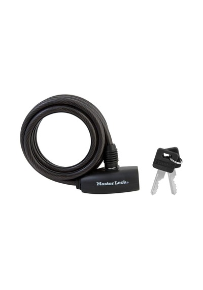 Master Lock 8126d 6' X 5/16" Siyah Anahtarlı Kablo Kilidi