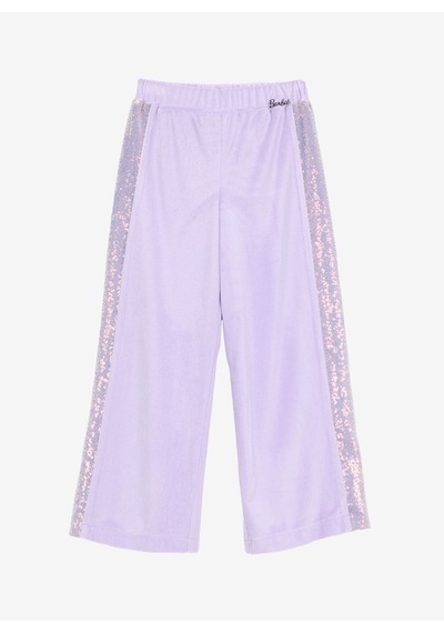 Barbie Lila Kız Çocuk Simli Pantolon Brb5wg-pnt6206