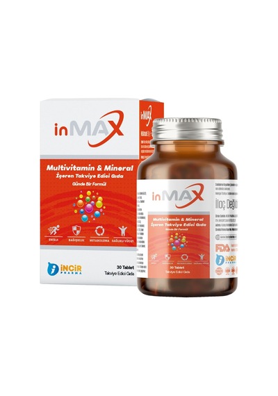 İncir Pharma İnmax Multivitamin 30 Tablet