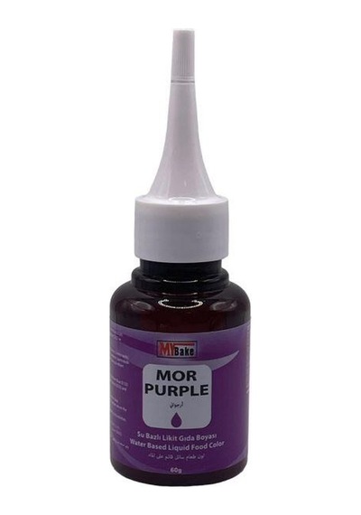 My BakeSu Bazlı Likit Gıda Boyası Mor 60 G