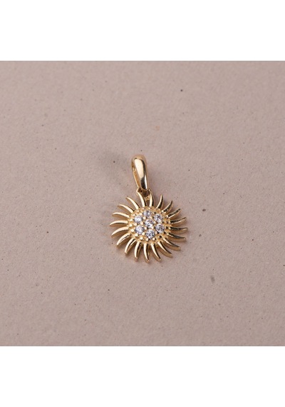 Goldkupe 14 Ayar Altın Güneş Kolye Ucu 1,09 Gr-3179