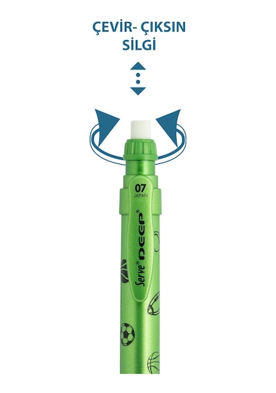Deep Versatil Kalem Sketch Serisi 0.7mm Fıstık Yeşili