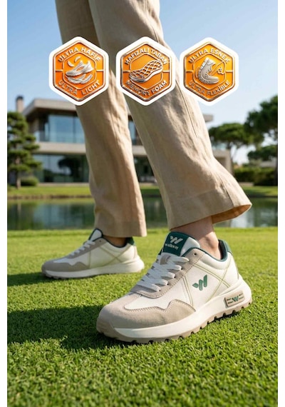 Walkway Muveon G Beyaz-gri-yeşil Unisex Spor Ayakkabı
