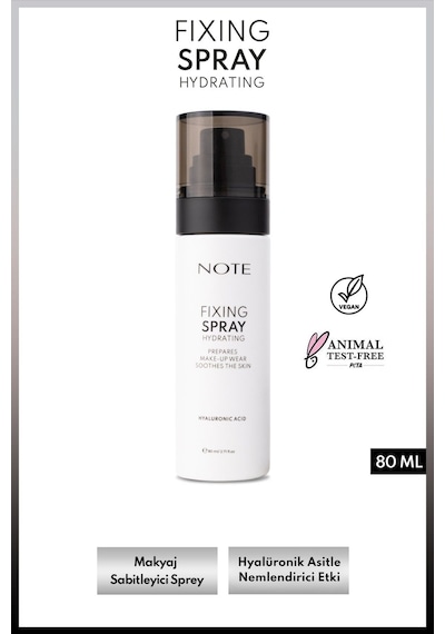 Note Hydrating Fixing Spray Makyaj Sabitleyici Sprey - Şeffaf