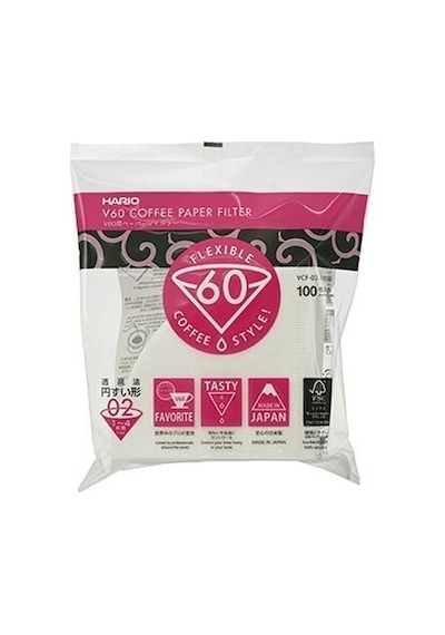 Hario V60 02 Filtre Kağıdı 100 Adet