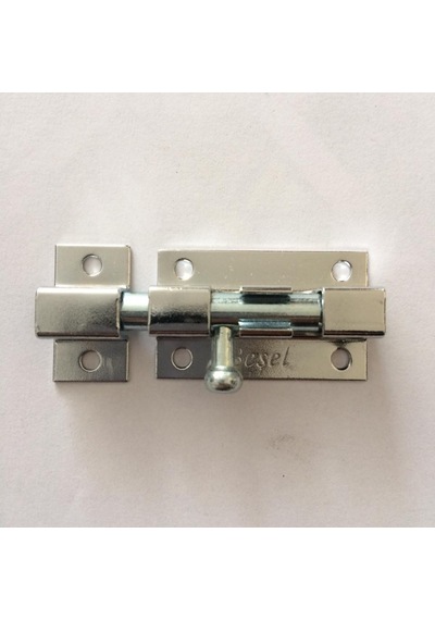Beşel Mini Krom Kapı Sürgüsü 4 Cm