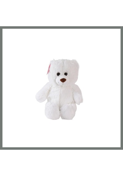 Bezos 1216b Puffy Salaş Ayı 45 Cm Beyaz Mmbz