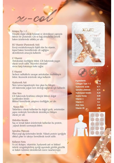 Xaura Global X-col 30'lu Transdermal Bant