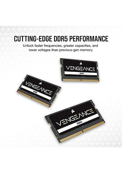 Vengeance Sodımm Ddr5 Ram 16gb 1x16gb 5600mhz Cl48 Intel Xmp Icue Uyumlu Bilgisayar Belleği - Siyah Cmsx16gx5m1a5600c4