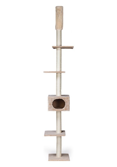 Karlıe Tırmalama Ağacı Bej 35x35x263