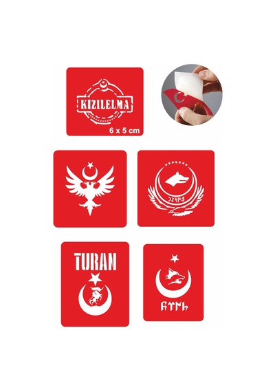 Enhavalı Türklük Modelleri Dövme Şablonu Kına Deseni