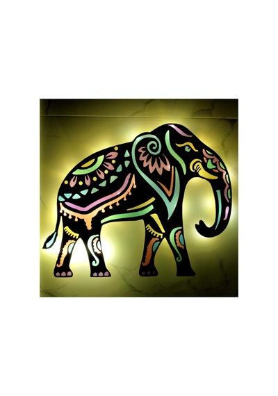 Epoksili Mandala Fil Figürlü Tablo Dekoratif Duvar Dekorlu Gece Lambası Çok Renkli - 757416131 Çok Renkli Epoksili Mandala Fil Figürlü Tablo Dekoratif Duvar Dekorlu Gece Lambası Çok Renkli - 757416131 Çok Renkli