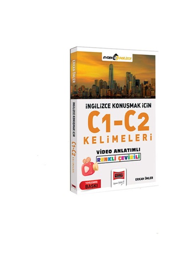 Erkan Önler İngilizce Konuşmak İçin A1-a2 - B1-b2 - C1-c2 Kelimeleri Video Anlatımlı Renkli Çeviri 3'lü Set - 880196891