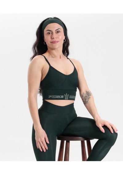 Pose I Down Onyx Bra Kadın Sporcu Sütyeni Yeşil