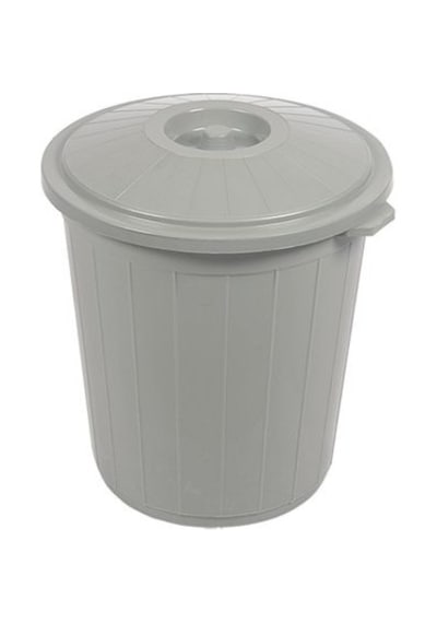 Şeylişeyler Kapaklı Çöp Kovası 90 Litre Gri