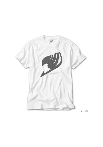 Fairy Tail Logo Beyaz Tişört Beyaz