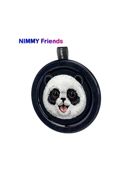 Magsafe Uyumlu Big Eyes Değiştirilebilir Manyetik 3d Nakışlı Panda Telefon Standı 2.0