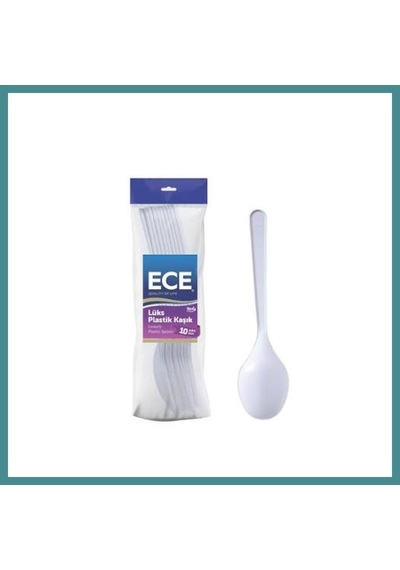 Trendexa Nisa Plastik Kaşık 10 Lu 10 Adet Mac Çok Renkli