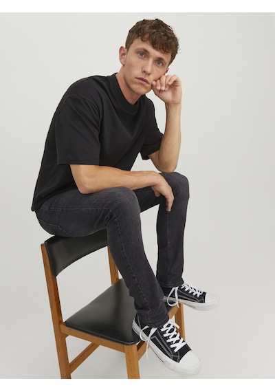 Jack & Jones Erkek Glenn Original 270 Slim Fit Jean - 12243595 Black Denim