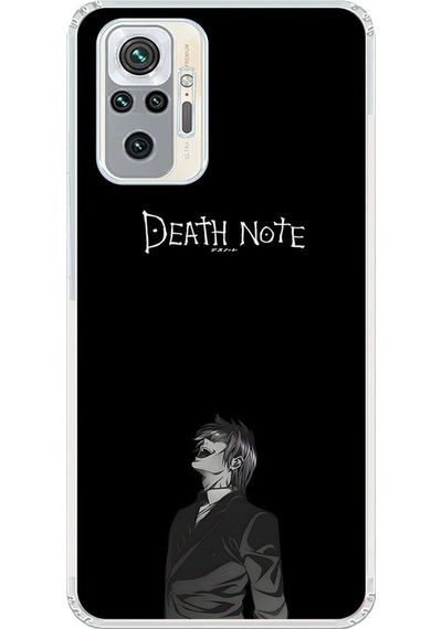 Xiaomi Redmi Note 10 Pro Uyumlu Şeffaf Kılıf Death Note 1 Tasarımlı