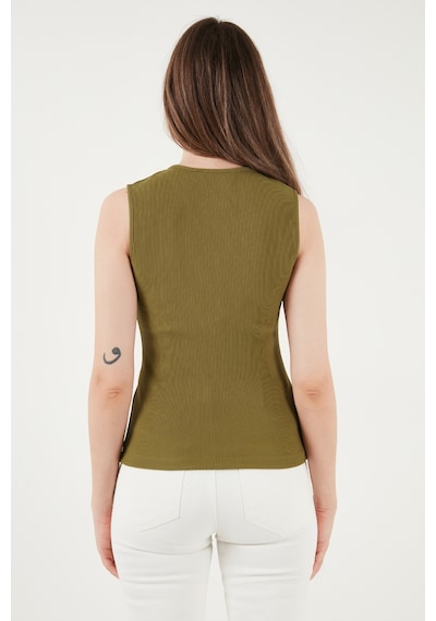 Lela Bayan Bluz 5866475 Yağ Yeşili Yağ Yeşili