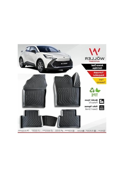 3d Havuzlu Paspas, Toyota Chr 2016-2025 Uyumlu Açık Bej
