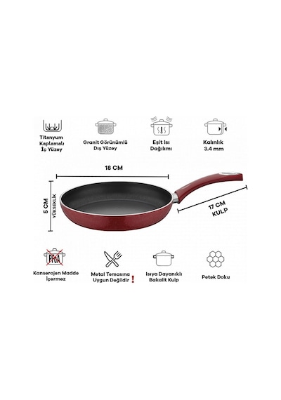 Titan Granit Tava 18 Cm
