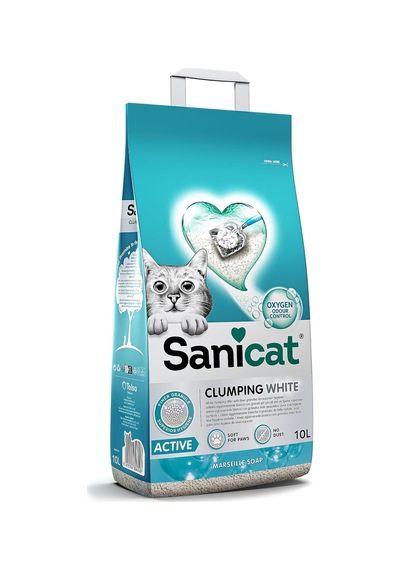 Active Marsilya Sabunlu Topaklanan Kedi Kumu 10l