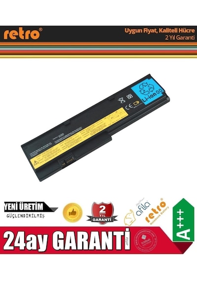 Ibm Lenovo Uyumlu Thinkpad X200. X200S Serisi Notebook Bataryası -6 Cell
