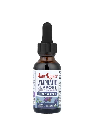 Maryruth's Organic Lymphatic Support Liquid Extract Alcohol Free 1 Fl Oz 30 Ml Usa Menşeii Dmmedicineden Aromasız