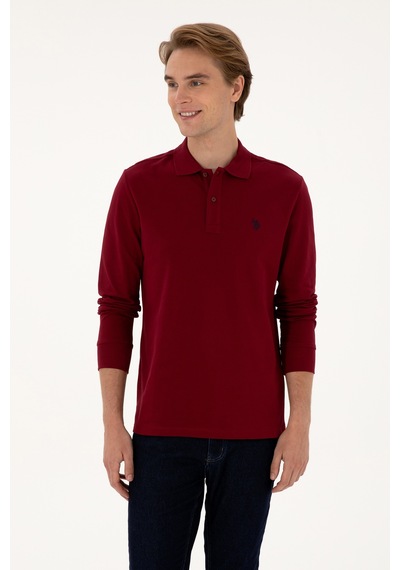 U.s. Polo Assn. Erkek Bordo Sweatshirt 50307688-vr014 Bordo