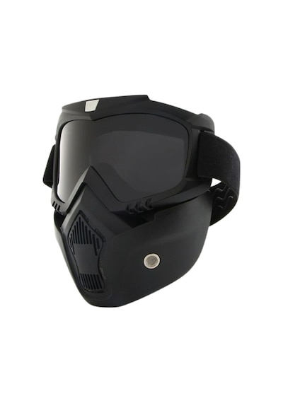 Prosev Motosiklet Kask Maskesi Ve Gözlüğü Mkm Siyah