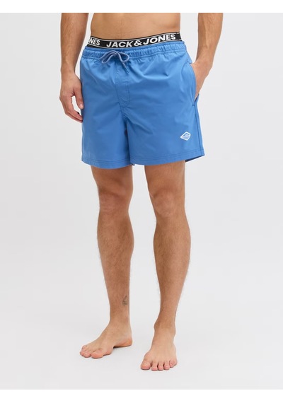 Jack & Jones Jack&jones Jpstmaui Surf Double Erkek Mayo Şort 12291404 Mavi