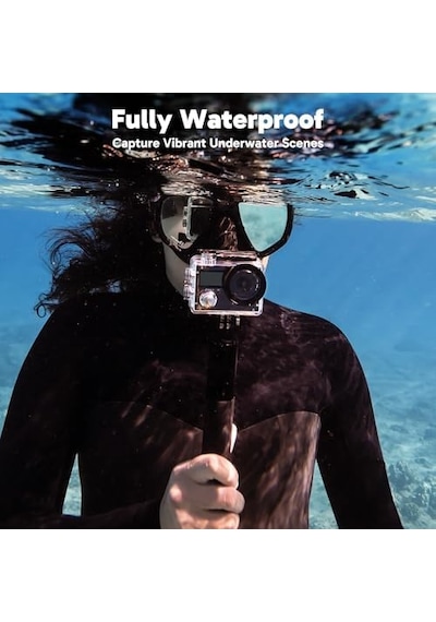 Brave 4 4k 20mp Wifi Aksiyon Kamerası Ultra Hd With Eıs 30m Underwater Su Geçirmez - Uzaktan Kumandalı - 5x Zoom