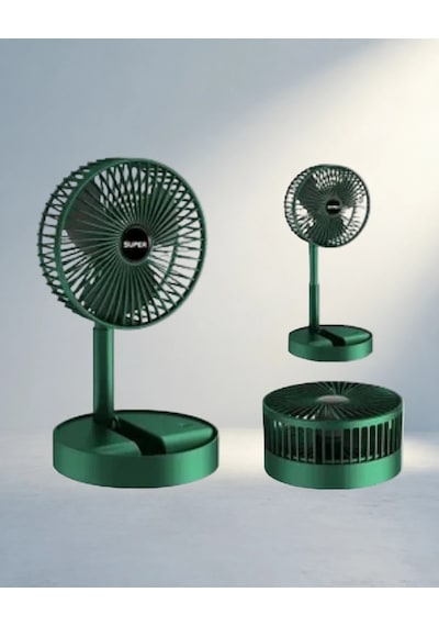 Taşınabilir 3 Kademe Hızlı Şarjlı Mini Fan - Katlanabilir Tasarım