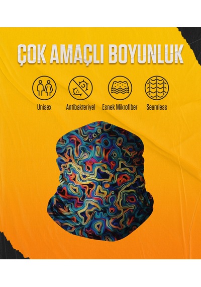 Musclecloth Çok Amaçlı Boyunluk Nebula Çok Renkli