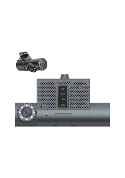 Techsmart Dahili 2 Kameralı + Harici 1 Kamera + Wıfı + H265 Mobil Araç Kamera Tch-bk6mzh-3ch