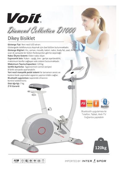Voit D1000 Diamond Collection Dikey Bisiklet