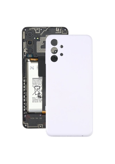 Samsung Uyumlu Galaxy A13  Arka Pil Batarya Kapağı Sm-a135f - Beyaz