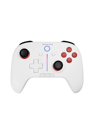 Hydra Beyaz Bt + 2.4 Ghz Pc Gamepad Rgb Joypad Diğer