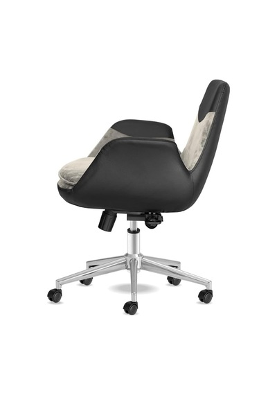 Storm Ofis Sandalyesi Krom Ayaklı Ergonomik Çalışma Koltuğu Dayanıklı Kumaş Krem Diğer