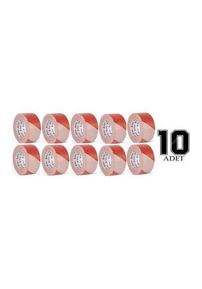 Pass Emniyet Uyarı İkaz Şerit Bandı 6 Cm X 500 Metre 10 Adet