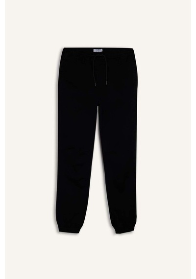 Defacto Jogger Fit Beli Bağcıklı Üç Cepli Pantolon F4680ax25aubk81 Siyah