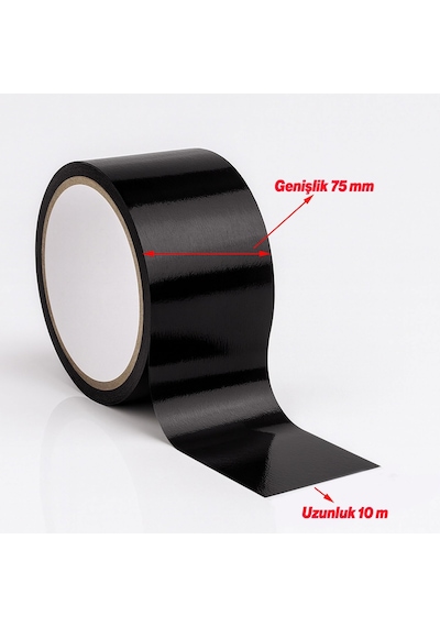 Siyah Tamir Bandı 75 Mm X 10 Mt Çok Amaçlı Güçlü Yapışkan Suya Dayanıklı Geçirmez Onarım Bandı