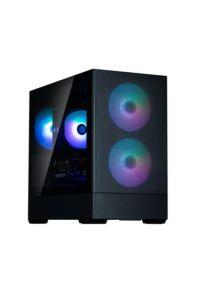 Zalman P30 Aır Black Atx Mıd Tower Sıyah Kasa 1xusb 3.0, 1xusb Type-c, 1xmikrofon, 1xkulaklık, 3x140mm Argb Fan