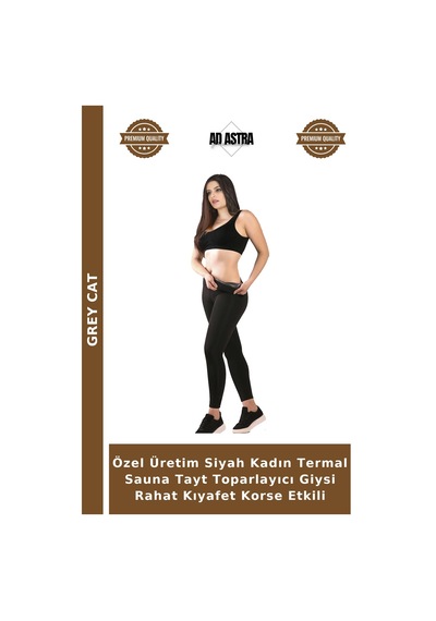 Grey Cat Özel Üretim Siyah Kadın Termal Sauna Tayt Toparlayıcı Giysi Rahat Kıyafet Korse Etkili Diğer Grey Cat Özel Üretim Siyah Kadın Termal Sauna Tayt Toparlayıcı Giysi Rahat Kıyafet Korse Etkili Diğer