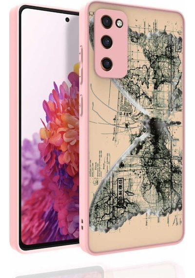 Samsung Galaxy Uyumlu S20 Fe Kılıf Desenli Parlak Nora Kapak